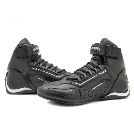 Sapatilha p/ Kart Atron Shoes 313 Preto (Couro).